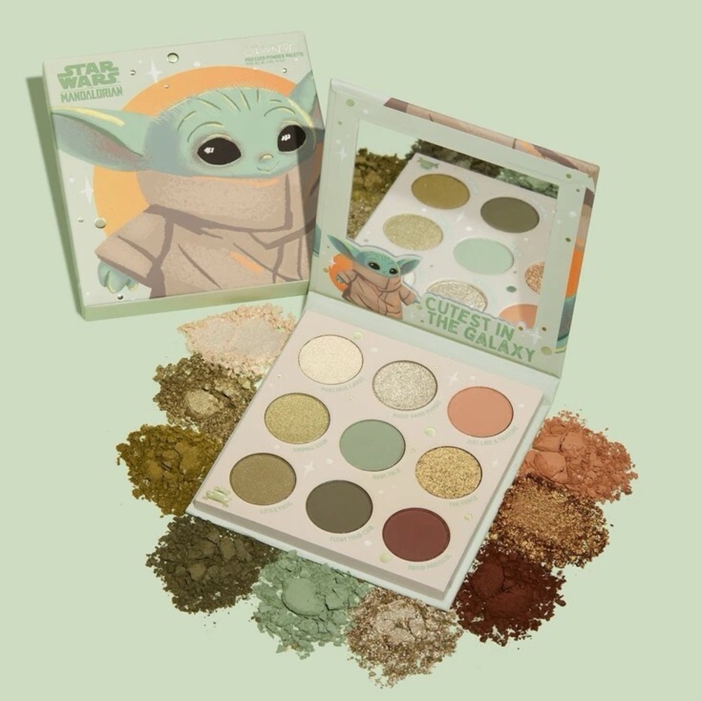 💚 Star Wars “The Child” Grogu The Mandalorian Eyeshadow Palette 💛